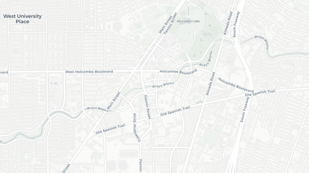 Medical Center / NRG Park submarket basemap